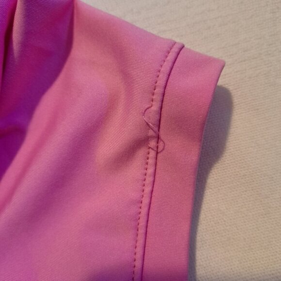 Turtles & Tees girls size XL pink & peach polo shirt VGUC - Picture 4 of 5